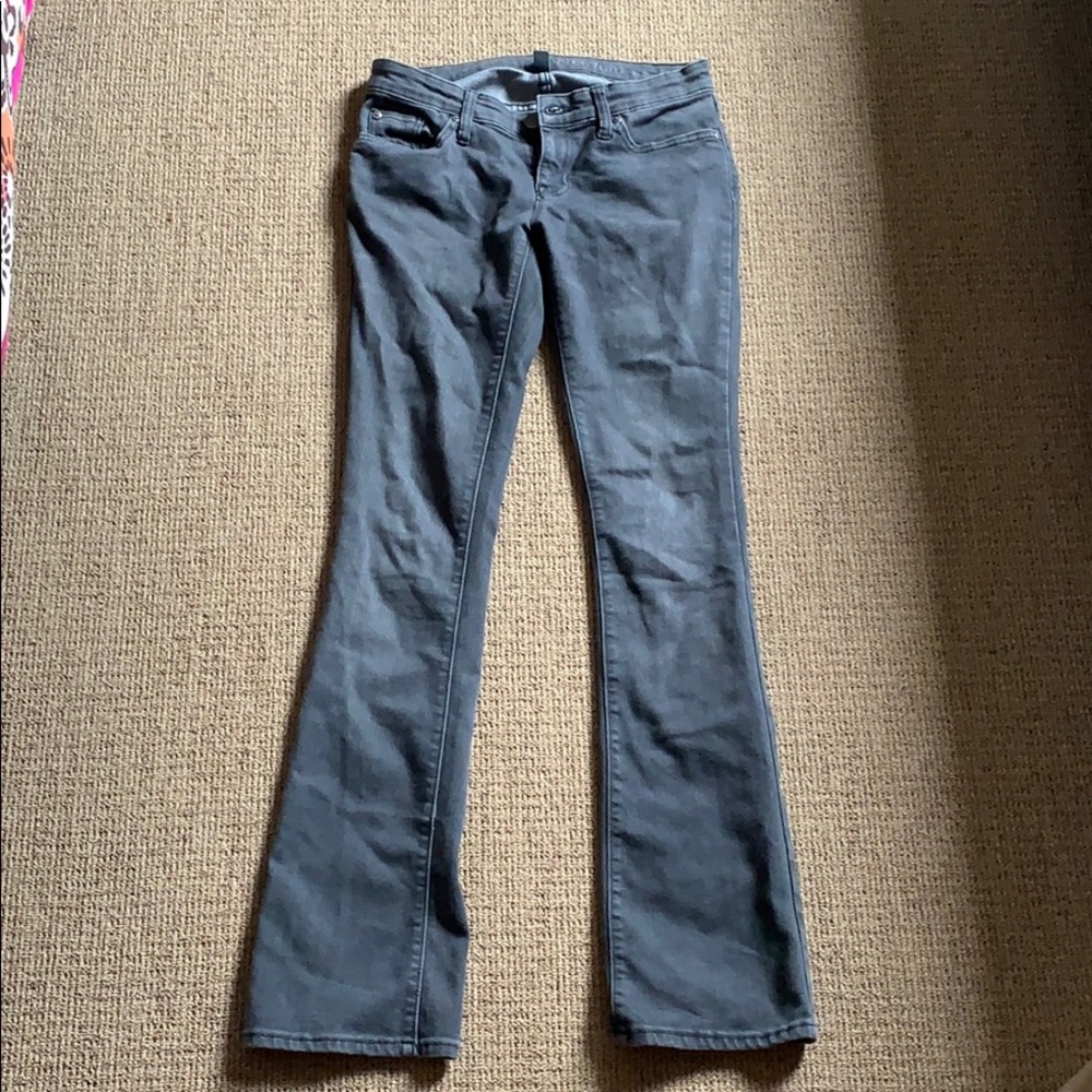 Premium boot cut, black/grey jeans